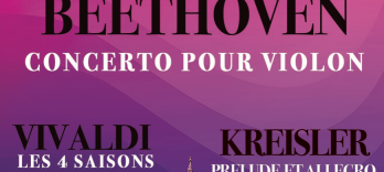 Les 4 Saisons de Vivaldi extraits, Concerto pour violon de Beethoven
