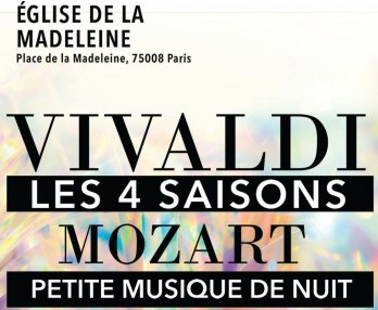 The 4 Seasons de Vivaldi Intégrale, Small Night Music de Mozart