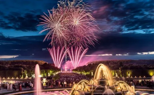 Die Show der Nachtbrunnen