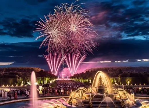 Le spectacle des fontaines nocturnes
