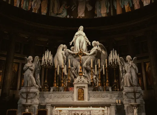 Ave Maria, Alleluja in der Kirche La Madeleine