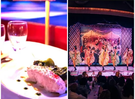 Dinner und Show im La Nouvelle Eve Cabaret